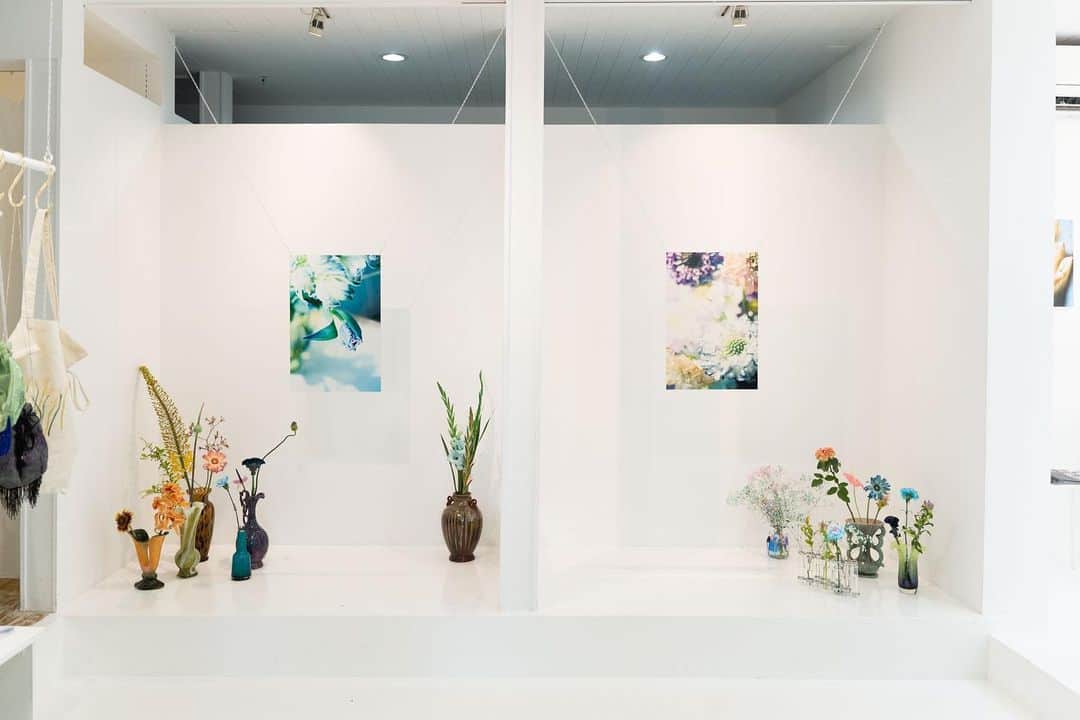 前田有紀さんのインスタグラム写真 - (前田有紀Instagram)「神宮前の @popularity_gallery_studio さんで開催されている「染めの花展」。昨日もたくさんの方に足を運んでいただきました！ 早いもので本日最終日となります。 三浦希衣子　@miurakieko さんの写真展のブースで静かにお花と向き合う方、TOLIGHTさんの花瓶にguiで販売している染めの花を嬉しそうに選ぶ方。さまざまな楽しみ方をしていただいていて嬉しいです。 最終日、外苑前、表参道エリアのお散歩がてらぜひ遊びにいらしてください。 今日は短い時間になるかもしれませんが、在廊もできたらと思っています。 三浦さんの美しい写真も、販売していますのでお家で飾って眺めたい方にオススメです！  「染めの花展」 5月27日(金)〜29日(日) 11:00〜18:00(初日のみ13:00〜)  https://www.instagram.com/p/CdahhsOvsdX/?igshid=YmMyMTA2M2Y=  ◎ギャラリー　 Popularity gallery & studio https://www.popularity.co.jp/access 〒150-0001 東京都渋谷区神宮前2-3-24 (@popularity_gallery_studio )  ◎書籍詳細 染めの花　フラワーデザイン図鑑 https://www.instagram.com/p/CdahhsOvsdX/?igshid=YmMyMTA2M2Y=  #染めの花 #写真展 #guiflower #花のある暮らし #flowerphotography #三浦希衣子」5月29日 6時52分 - yukimaeda0117