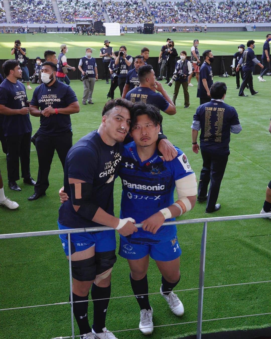 稲垣啓太さんのインスタグラム写真 - (稲垣啓太Instagram)「優勝！！ 沢山の声援が五臓六腑に染み渡る！！感謝💐  最高だな。」5月29日 19時21分 - gaki.keita
