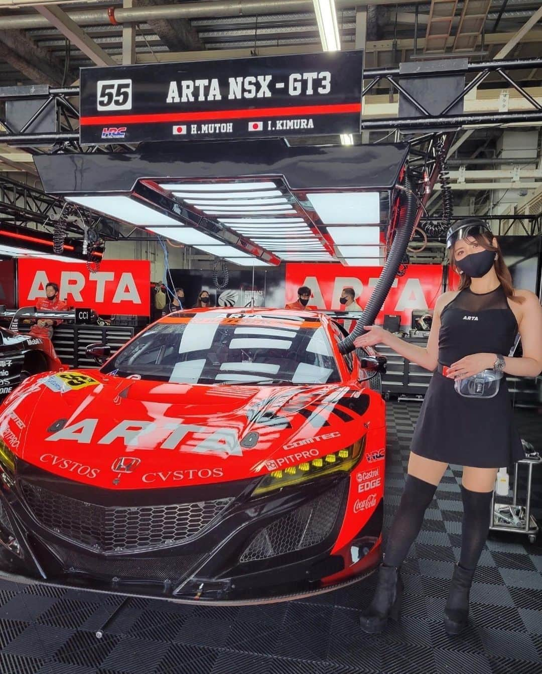 御子柴かなさんのインスタグラム写真 - (御子柴かなInstagram)「#SUPERGT Rd.3 鈴鹿　決勝お疲れ様でした〜🙌  8号車7位、55号車10位という結果になり2台ともポイント獲得しました🏎🏁  初のグリッドボードから始まり、最後までハラハラドキドキのレースでした🫣  皆さん沢山の応援ありがとうございました🫶  次戦は少し空いて8月の富士スピードウェイです！💪」5月29日 21時22分 - kanakana2510