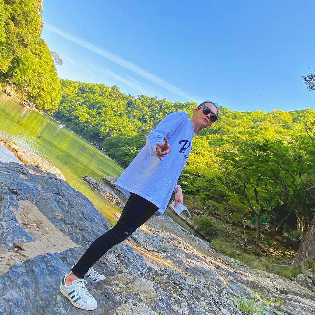 鵜澤千尋さんのインスタグラム写真 - (鵜澤千尋Instagram)「嵐山 ・ ・ ・ ・ ・非現実的な場所すぎて最高でした😆😆 ってか、マンバンどう？？🥹」5月29日 22時29分 - chihi.0724