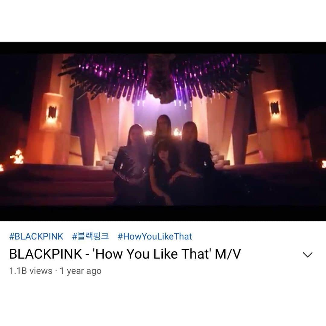 BLACKPINKさんのインスタグラム写真 - (BLACKPINKInstagram)「#BLACKPINK #블랙핑크 #HowYouLikeThat #MV #1_1BILLION #YOUTUBE #YG」5月30日 16時54分 - blackpinkofficial