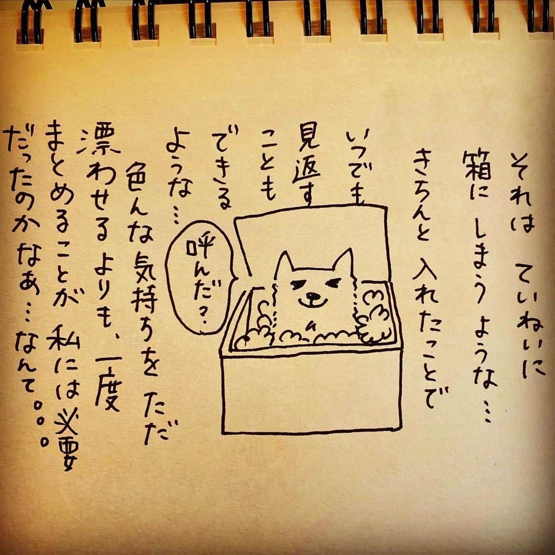 杏さんのインスタグラム写真 - (杏Instagram)「. またまたヤマトのちょっと寂しい話ですが🥲お付き合いください！  The night my dog left for heaven, I thought, "I should write about him.” When I wrote it, I cried from time to time, so it took me a long time to finish it, starting from morning till dawn. But after I finished it, I felt so refreshed. Perhaps it was my way of mourning to sort out my feelings. I shared the essay with my friends around me to tell them how my dog's life was and how it ended.  Now, the essay is available for everyone to see. It will be published in a magazine soon and then you can read it on the web. Although it will be in Japanese, please have a look if possible.  #杏 #イラストグラム #やまと #anne  #illustrationgram #dog」5月30日 18時19分 - annewatanabe_official