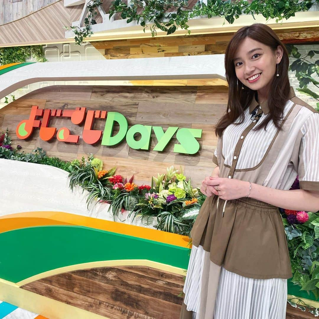 間瀬遥花さんのインスタグラム写真 - (間瀬遥花Instagram)「. 『よじごじDays』何度かロケVTRで出演させていただいてましたが、初スタジオでした！ . 月曜MCの石塚さんや冨田アナともようやく直接ご一緒できて嬉しかったです🌱 . ご覧いただいた方、ありがとうございました〜 ロケのことはまた後日！ . . 衣装 dress... @middla_official  shoes... @dianashoespress  earrings... @mimucreate  . . . #よじごじdays #テレビ東京 #middla #diana #dianashoes #mimucreate」5月30日 19時44分 - maseharu_929