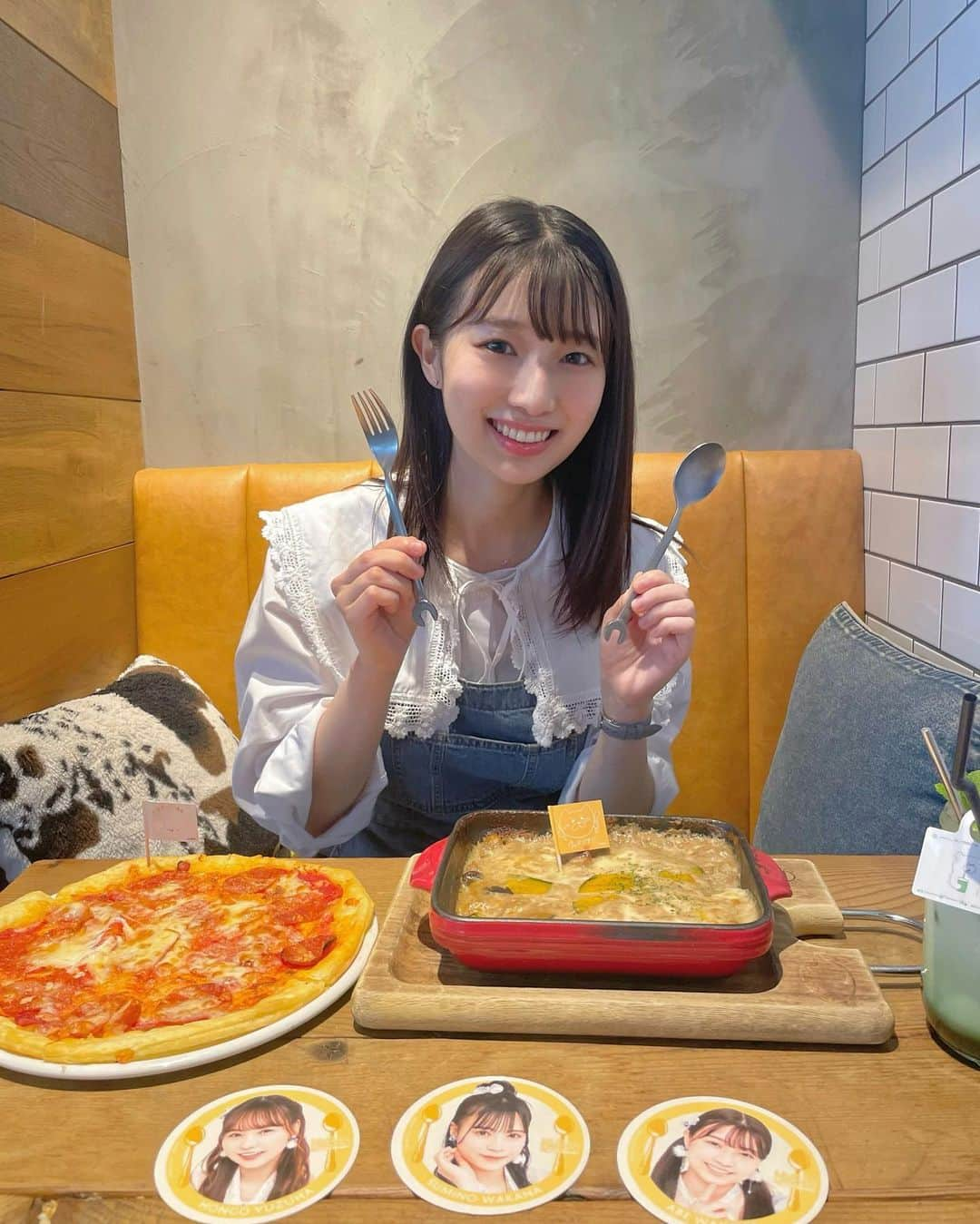 安部若菜さんのインスタグラム写真 - (安部若菜Instagram)「#goodspoon さん  1枚目は私考案の「こし餡抹茶ラテ」 4枚目は「バスク風チーズケーキとスイートポテトの小さなパフェ仕立て」  私の好きなものを詰め込んで頂きました🍠🧀  沢山の方に食べて頂きたい…！ 食べたら教えてください(^^)  他のメニューもぜーんぶ美味しかったですっっ . . 後日NMB公式で私が行った動画などもアップされるのでそちらもぜひ見てください👀  #大阪カフェ #難波カフェ #難波グルメ #難波」5月31日 20時56分 - _wakapon_