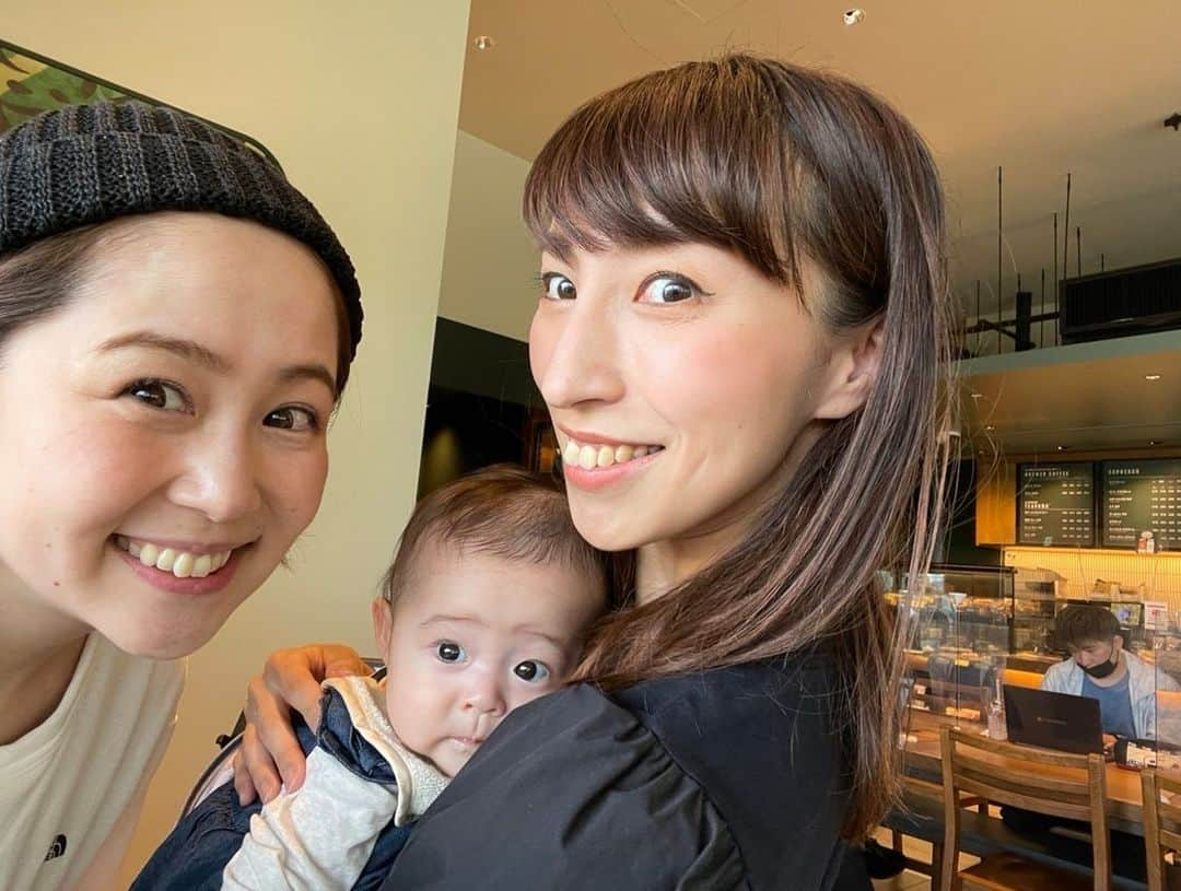 村上めぐみさんのインスタグラム写真 - (村上めぐみInstagram)「. 🍺→☕️ ❤️→👶 . 飲み物も話す内容も変わりました . #幸　 3枚目の写真 #12年前　だってよ🙃どっひゃー‼︎ . #熊本 #子育て #コーヒー #熊本ランチ」5月31日 23時01分 - megumi010227