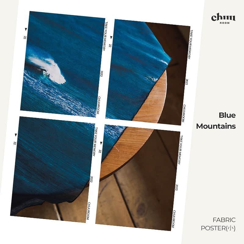 Chuuさんのインスタグラム写真 - (ChuuInstagram)「CHUU ROOM☘️  Made By chuu 다시 오지 않을 지금• 이 순간의 계절을 담습니다.  츄룸 아이템으로 오늘 집의 분위기 톤업💙 ✔️PaperWeight, blue mountains  ✔️FabricPoster , fabric poster(小) blue mountains   #chuu#chuu_room#츄룸 #paperweight#fabricposter」6月1日 11時02分 - chuu_official