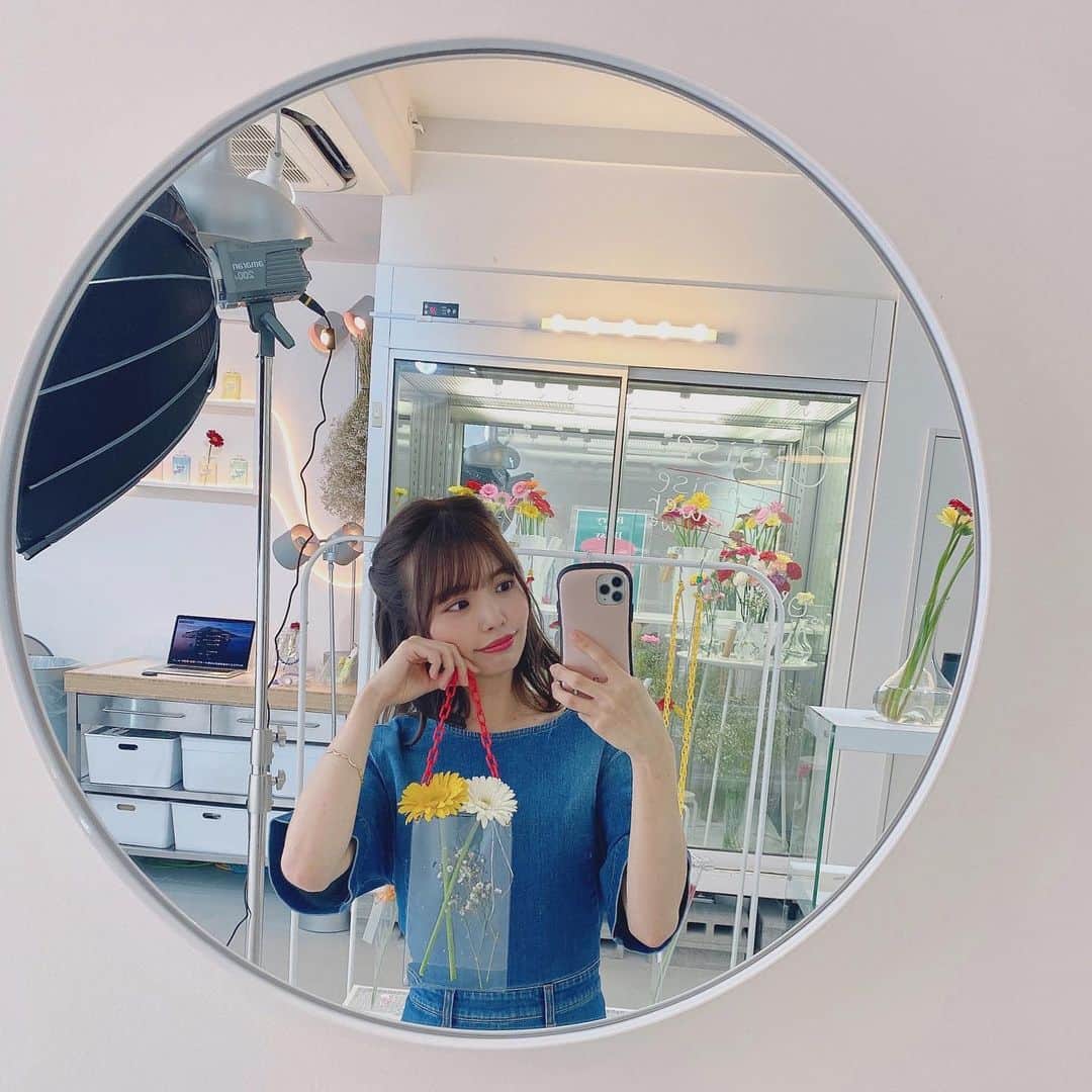 渕上舞さんのインスタグラム写真 - (渕上舞Instagram)「#HelloJune 𓂃 🌼 今月もよろしくお願いします☺︎ ⁡ @berry.by.daisy 可愛いカフェ☕️」6月1日 22時47分 - mai_fuchigami_48