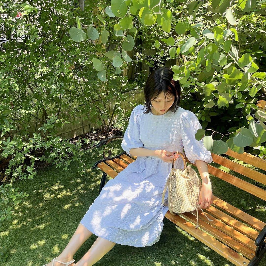 蒼川愛さんのインスタグラム写真 - (蒼川愛Instagram)「GIANNAの撮影でした🫶🏻 @gianna_magazine  夏服がとっても可愛かった〜次回も楽しみ🤍  . 写真は私服です🐬水色の服率が高い🐬♡ . . . . #GIANNA#撮影#ワンピース#shein購入品#shein#コーディネート」6月3日 12時20分 - tougarashi_suki