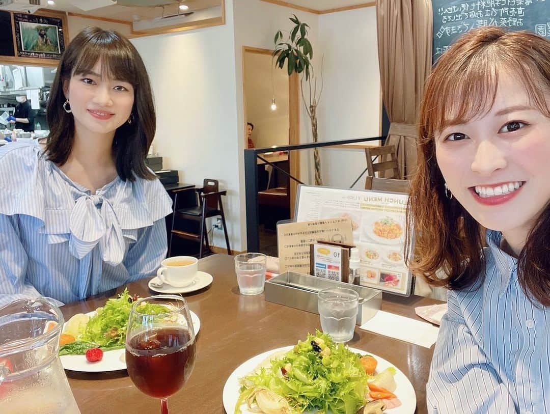 釜井美由紀さんのインスタグラム写真 - (釜井美由紀Instagram)「福島ではもちろん聡子ちゃんにも♡ ゆっくり会えたのは久々だったのであっという間の時間でした☺️💓 お仕事頑張ってる姿もテレビで見られて嬉しかったな😚 ⁡ #お洋服被った #以心伝心 #山崎聡子 アナ #同期 #アナウンサー #福島 #郡山 #イタリアン #arigato」6月5日 0時41分 - miyuki.kamai