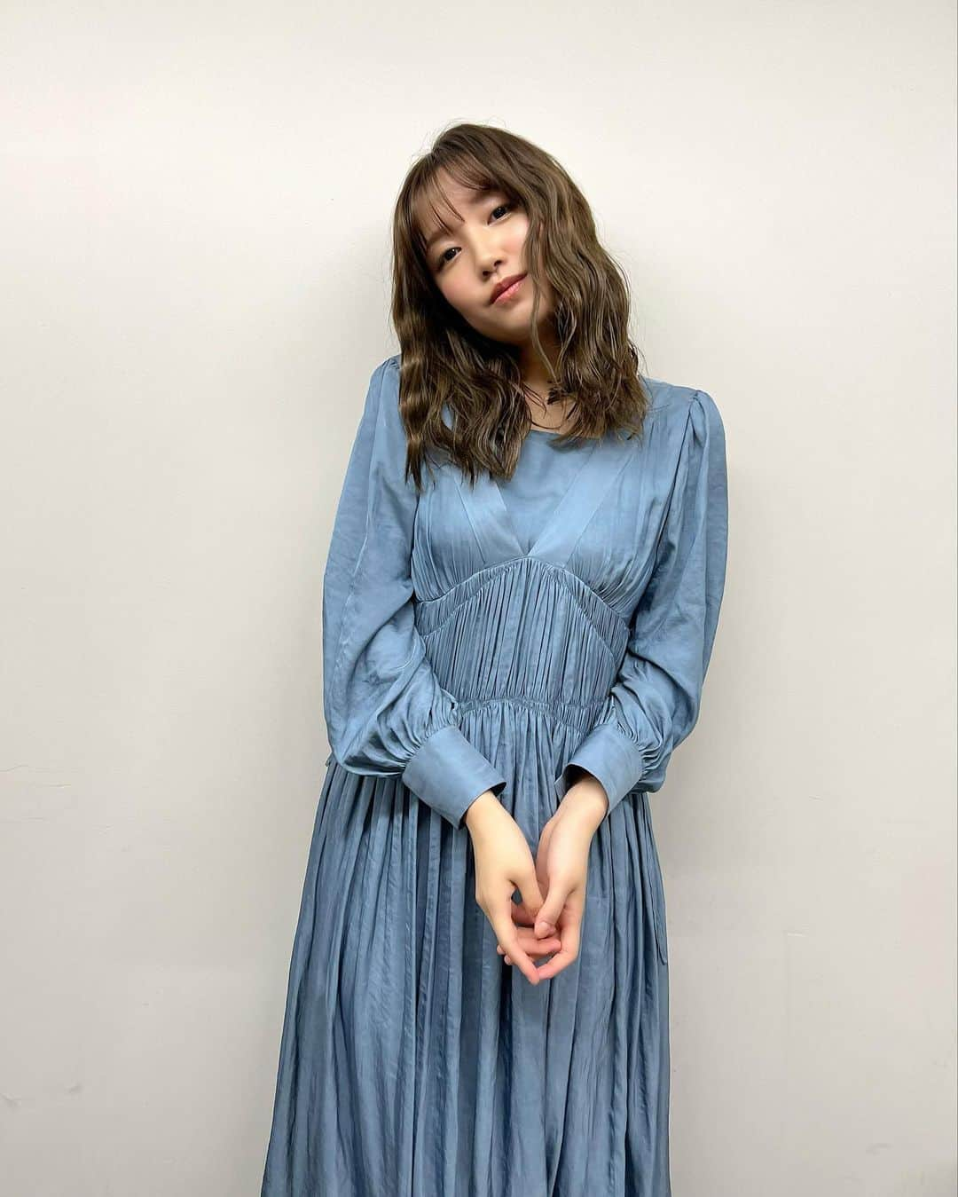 加藤玲奈さんのインスタグラム写真 - (加藤玲奈Instagram)「昨日の衣装は @herlipto のワンピースでした💙可愛いかった🥺✨」6月5日 22時59分 - katorena_ktrn