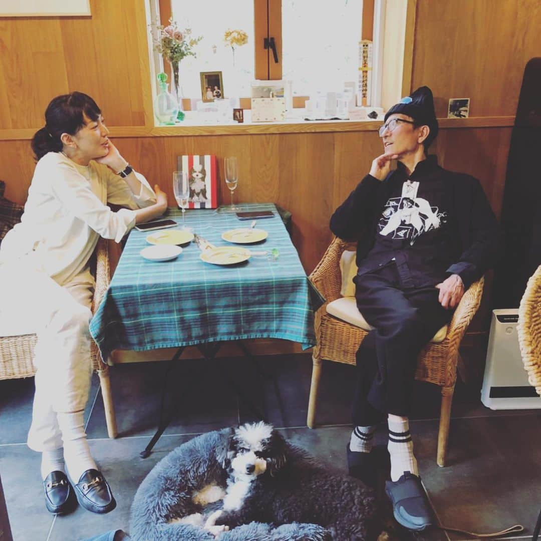 板谷由夏 さんのインスタグラム写真 - (板谷由夏 Instagram)「大好きな高橋幸宏さん！ @room66_yukihiro  お誕生日おめでとう🎉🎂🎈」6月6日 16時12分 - yukaitaya