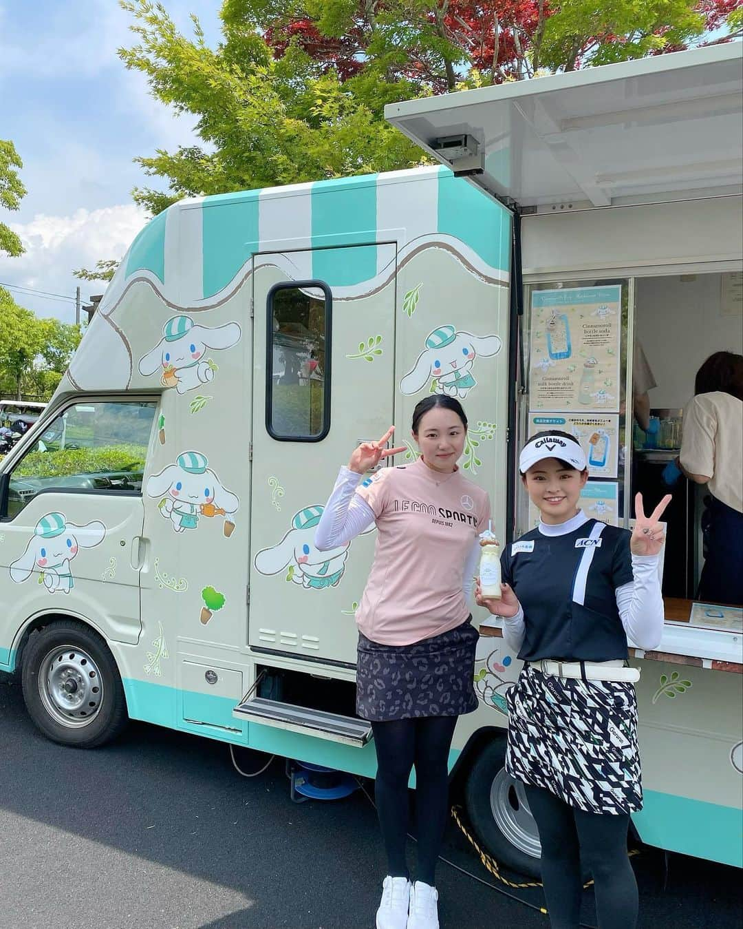 三浦桃香さんのインスタグラム写真 - (三浦桃香Instagram)「可愛かった🐰❤️ 久々に会った可愛い可愛いゆめちゃんとも一緒に撮れて嬉しかった😆  #シナモンロール #サンリオピューロランド  #ゴルフ」6月6日 18時21分 - momokamiura_official