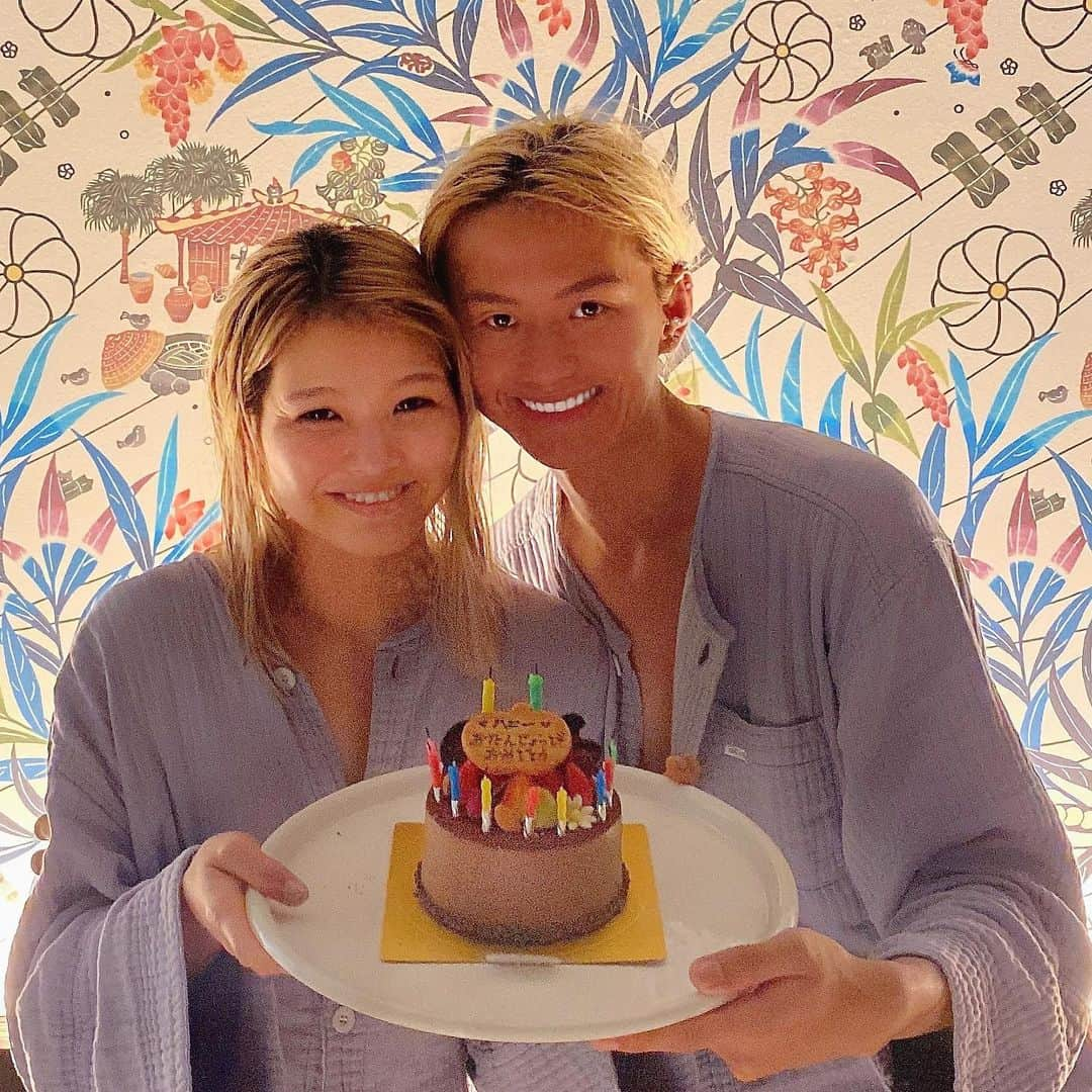 京極 琉さんのインスタグラム写真 - (京極 琉Instagram)「Happy Birthday my honey❤️」6月7日 8時58分 - ryuhairartist