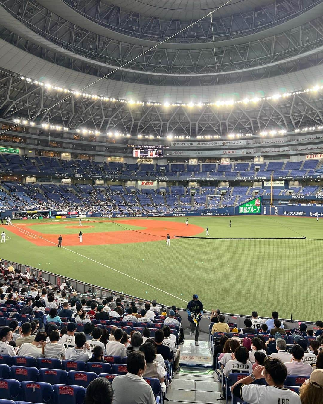 yuukachiさんのインスタグラム写真 - (yuukachiInstagram)「野球観戦⚾️✨  オリックスVSヤクルト 6vs1でオリックスの勝ちでした🏆  応援楽しかった〜‎(◍˃ ᵕ ˂◍) スポーツはするのも、見るのも楽しいね！！  私のフォロワーさん野球ファンの人いるかな？？ みんなはどこのチーム推しですか？😎  髪型は1分クオリティ🫦笑  #野球観戦#野球観戦コーデ  #オリックスバファローズ  #オリックスファンと繋がりたい  #ユニフォーム女子#野球ユニフォーム #野球好きな人と繋がりたい」6月7日 21時25分 - yuuka_stagram