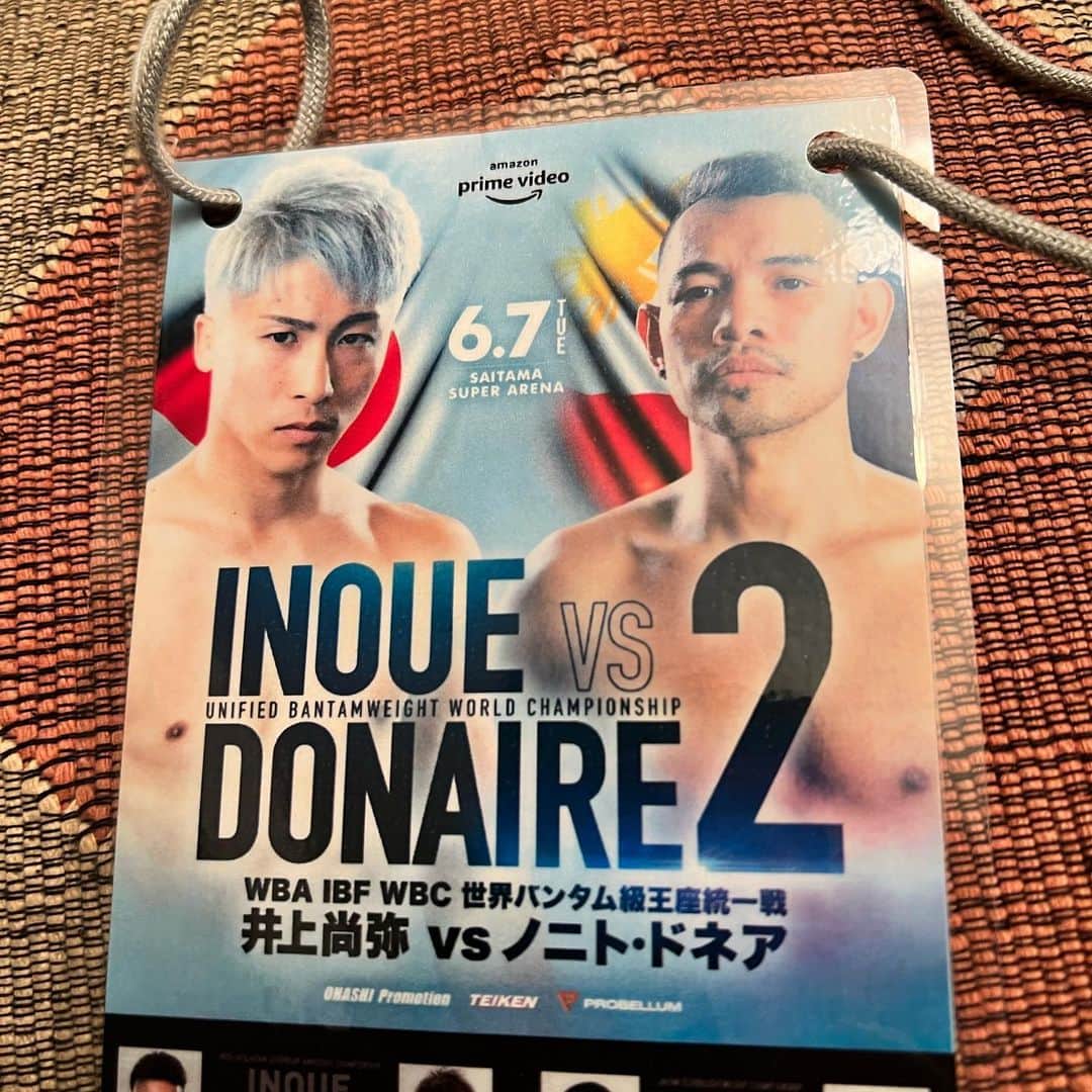 ノブ さんのインスタグラム写真 - (ノブ Instagram)「凄すぎた！！震えた！！ 立ち上がった！ 井上モンスター尚弥VSドネア！！ #興奮し過ぎてどこも観れてない #まだリングみてる #興奮しすぎると立ち上がるんやね #ロッキーみたいだったよ #こんなに強いのに凄いのにめちゃくちゃ腰低いめちゃくちゃ優しい #尊敬します」6月7日 23時51分 - noboomanzaishi