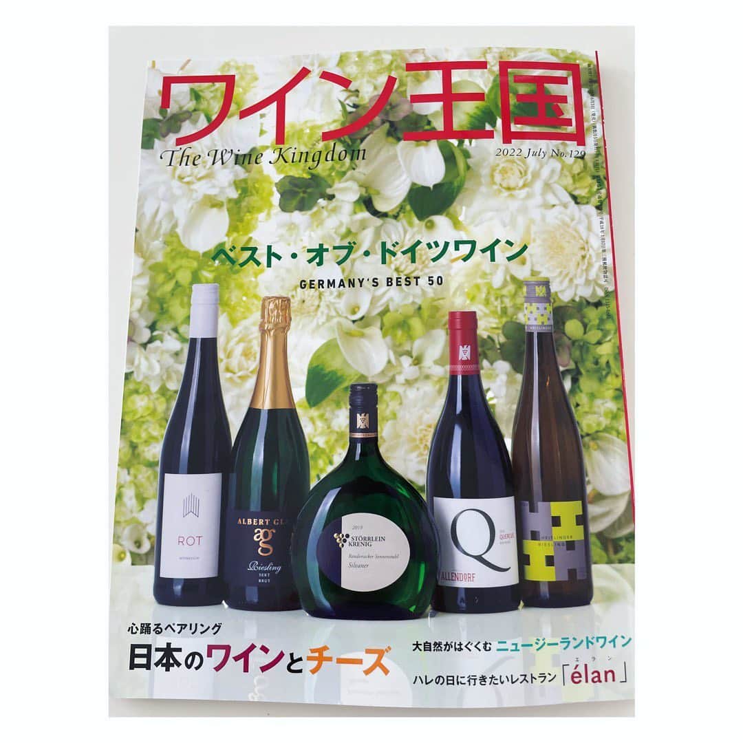 望月理恵さんのインスタグラム写真 - (望月理恵Instagram)「最新号のワイン王国  「ベスト・オブ・ドイツワイン」  日本で手に入るドイツワイン187本を集め、それをブラインド・テイスティングにより113カテゴリー、延べ51本を選出！ ワインのプロたちと共にわたくし素人が混じり、 試飲させて頂きました。  こんなに試飲したことがなかったので、完全に私は酔っ払い。  ですが、、 ドイツワインの美味しさに感動しっぱなしでした。 バリエーション豊富で リーズナブル。 甘いドイツワインのイメージは もう古い😋 相性のよい料理も書かれてあるので近々試してみようと思ってます。  写真撮影は飲む前です。笑 #ワイン王国 #ドイツワイン #ドイツスパークリング #ゼクト#おすすめ #衣装#エリザベッタフランキ」6月8日 9時15分 - mochiee28