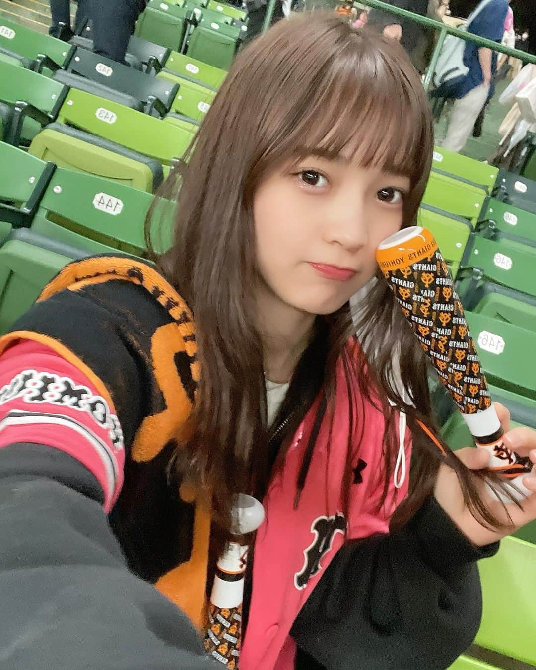 黒嵜菜々子さんのインスタグラム写真 - (黒嵜菜々子Instagram)「野球楽しすぎるよー、⚾️♡」6月8日 21時06分 - kurosaki0516