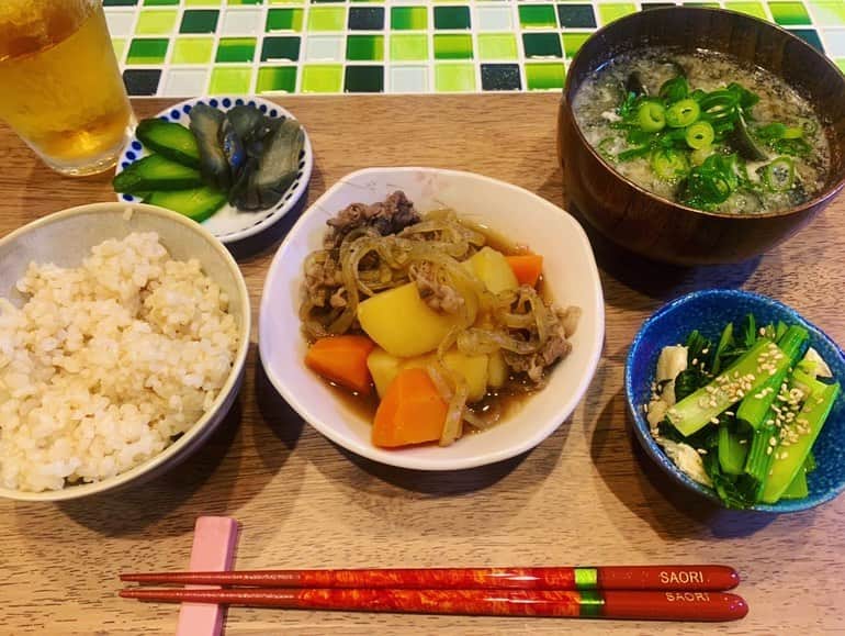 高橋沙織さんのインスタグラム写真 - (高橋沙織Instagram)「きちんとご飯作ってるよ。 美味しいよー！！  #料理 #新妻さおりん #さおりんごはん #主婦」6月8日 21時38分 - arumikan_saorin