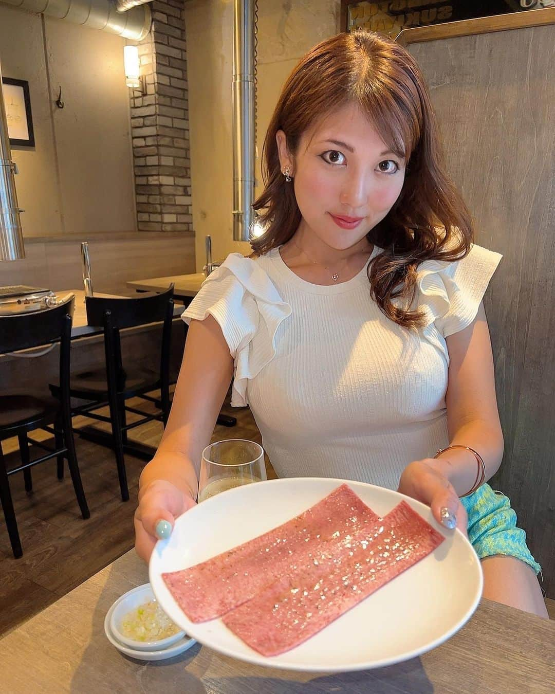 神谷麻美さんのインスタグラム写真 - (神谷麻美Instagram)「#うしごろバンビーナ　でSEASONAL コース 食べたよ💖✨  #焼肉　全部美味しすぎて、幸せ💖🐃💖🌈💖  毎回思う🥰💖 すき焼き好きすぎ〜🥰💖🐣💖✨   #五反田ディナー  #五反田グルメ」6月9日 19時49分 - asamice428