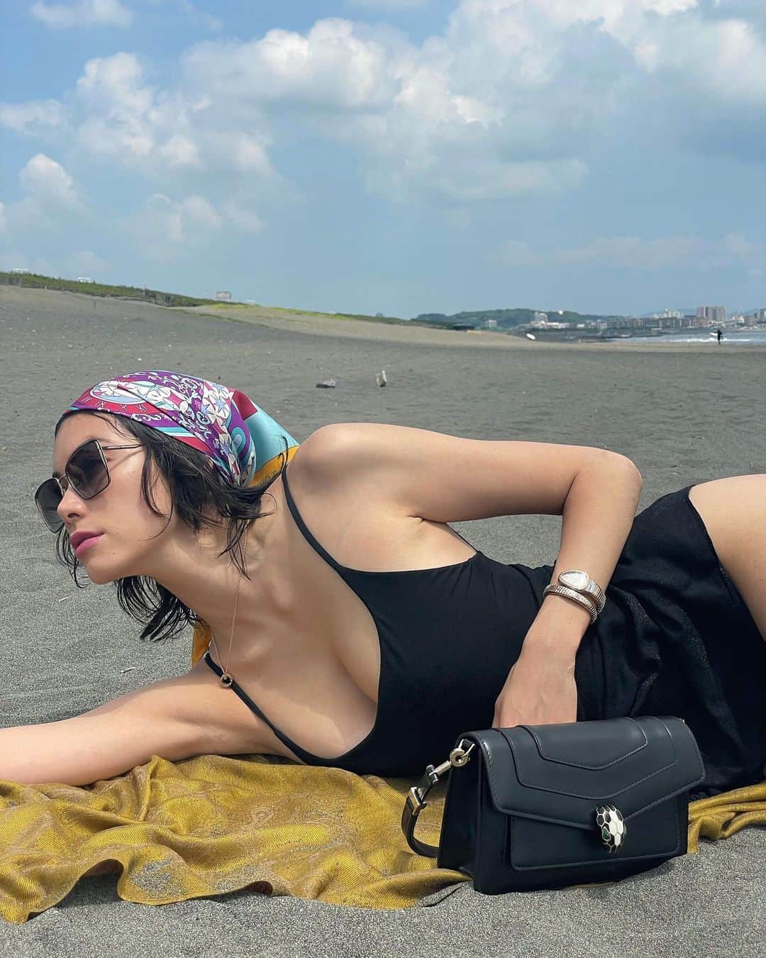 森星さんのインスタグラム写真 - (森星Instagram)「beach life🐠🐠　@bulgari」6月11日 20時51分 - hikari
