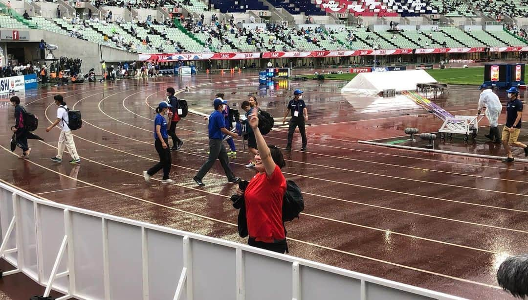 北口榛花さんのインスタグラム写真 - (北口榛花Instagram)「National championships  1st🥇 62.25  #sekyteam #javelinthrow #javelin #oštěp #speer #やり投」6月11日 22時06分 - giantbaby_paru