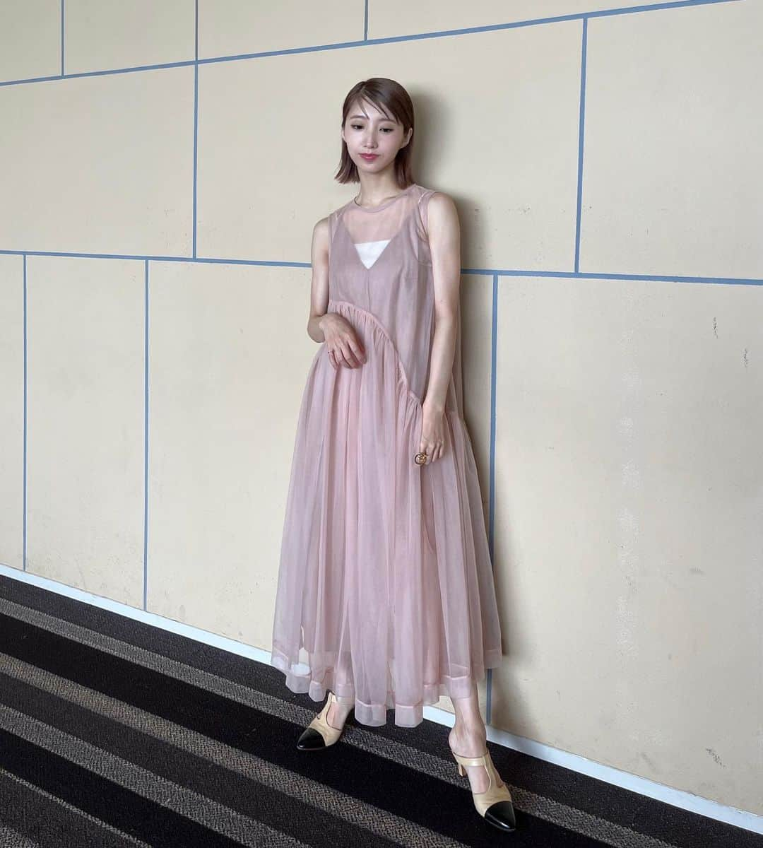 飯島望未さんのインスタグラム写真 - (飯島望未Instagram)「ロミオとジュリエットinシネマ 舞台挨拶  Dress @chikakisada  Shoes @chanelofficial」6月12日 10時23分 - nozo0806