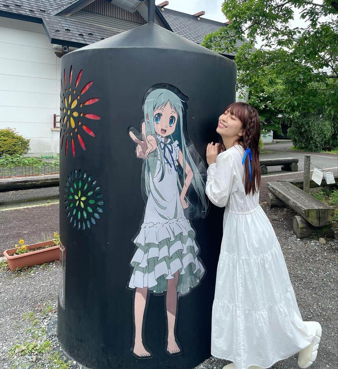 竹内星菜さんのインスタグラム写真 - (竹内星菜Instagram)「ストーリーで載せた場所は秩父の あの花の聖地巡礼でした💕 . . . #やっと行きたかった聖地巡礼 #あの日見た花の名前を僕達はまだ知らない  #あの花」6月12日 11時49分 - seina0227