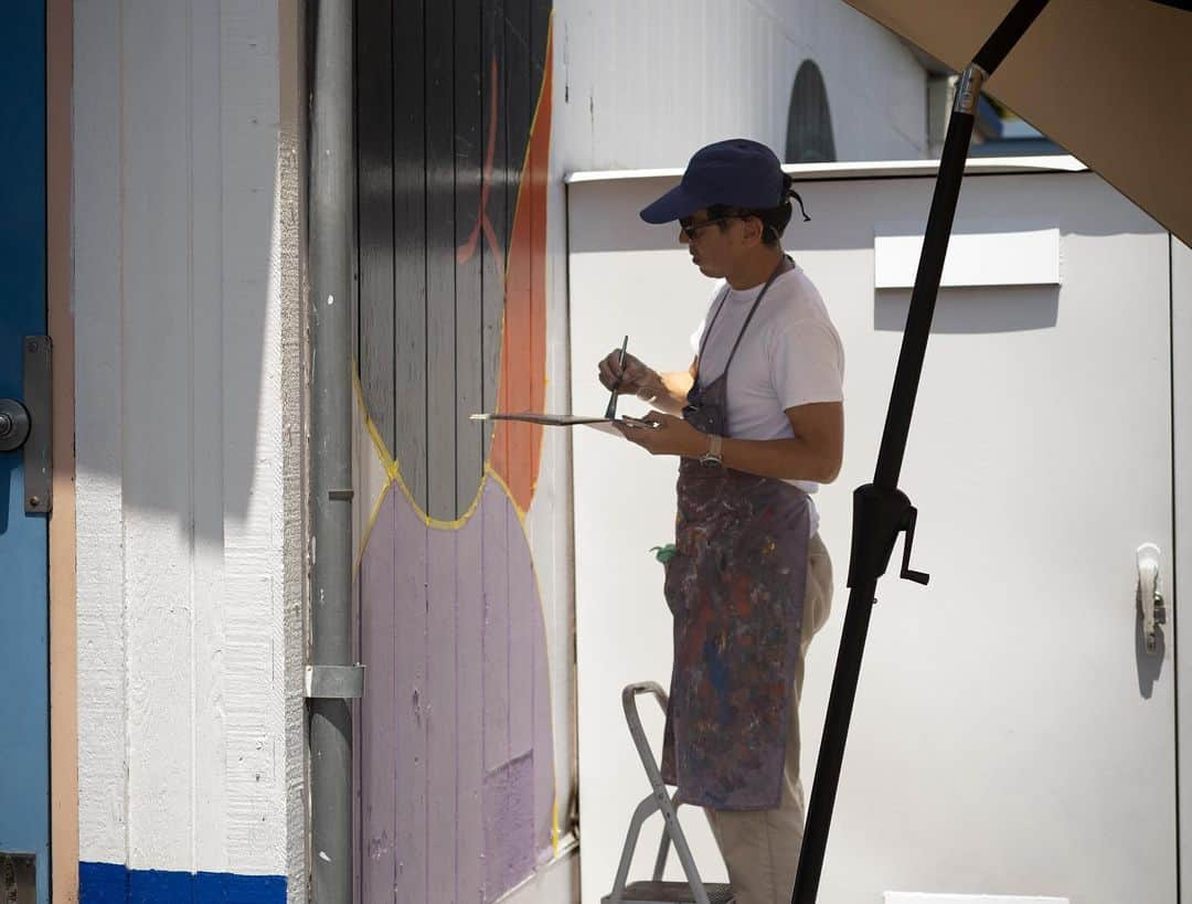 花井祐介さんのインスタグラム写真 - (花井祐介Instagram)「Glad to be a part of this crew. I had really fun time. I hope kids in this school will enjoy seeing these mural.」6月12日 15時43分 - hanaiyusuke