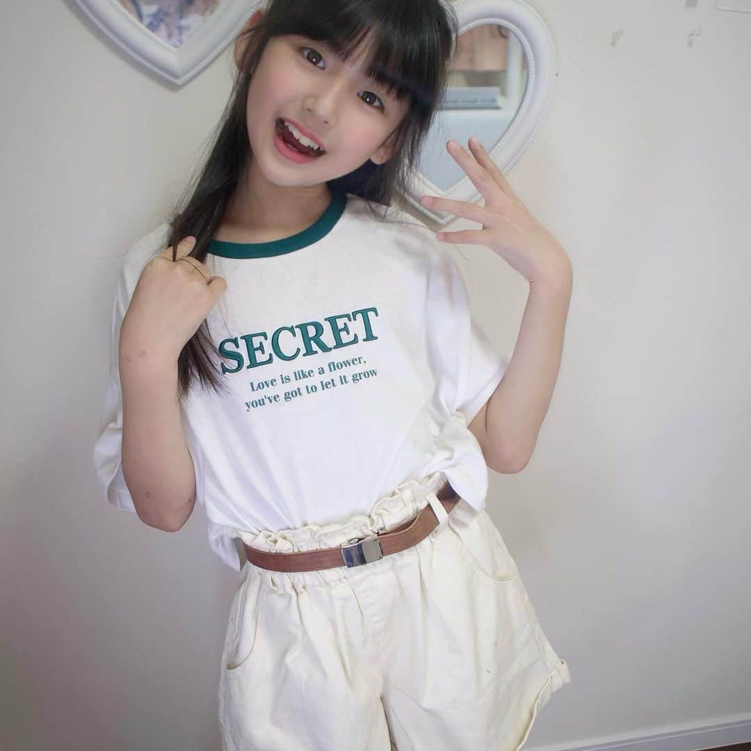 ゆわももチャンネルさんのインスタグラム写真 - (ゆわももチャンネルInstagram)「ノーマルカメラで撮影したよ😆  @cuugal_  #Cielchou #FilleLit #cuugal #モデルになりたい #小学生コーデ」6月12日 18時00分 - atsumi.y_m