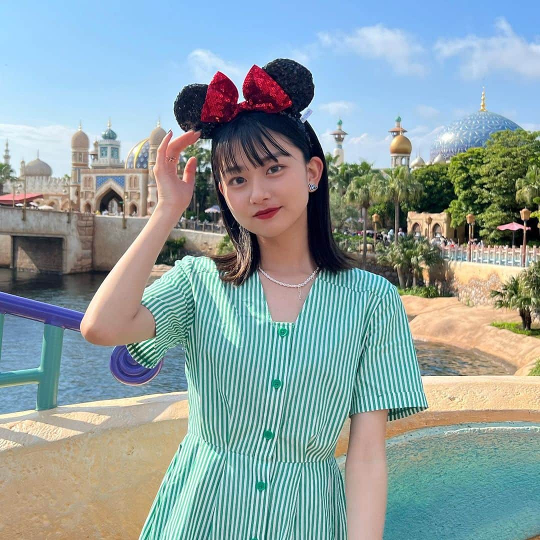 水戸由菜さんのインスタグラム写真 - (水戸由菜Instagram)「・ DisneySea🌊  ちょっと雨降ったけど晴れてよかった^^  ふぉとばい: れん」6月12日 20時00分 - yuna_3047