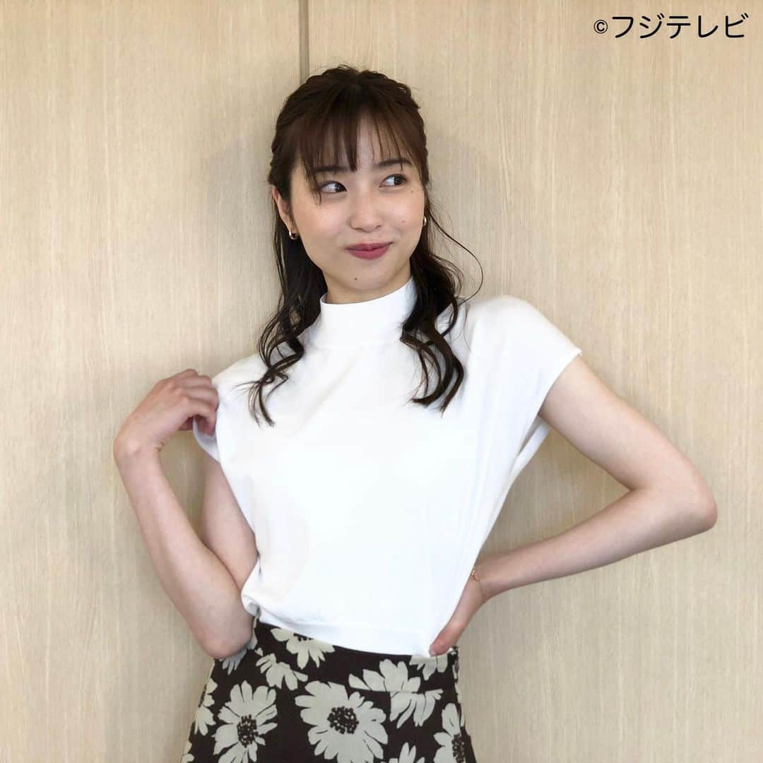 フジテレビ「めざましテレビ」さんのインスタグラム写真 - (フジテレビ「めざましテレビ」Instagram)「ファッション雑誌CanCamとコラボした お天気コーナー「きょう何着て行く？」 林佑香さんの毎日のコーデを紹介♪  6月13日（月） ★コーデ★ ・ジャケット　　@and.couture 　　　１万５９５０円 ・ニット　　　　@murua_official 　　　　　　　４２９０円 ・スカート　　@vis_jp 　　　　　　　　５４７８円 ・靴　　　@dianashoespress 　　　　　　　　１万５９５０円  ・イヤリング　@pastierra 　１万１０００円   ☆ポイント☆ どこかレトロなビッグフラワープリントのスカート💐 こっくりブラウンも相まって ヴィンテージライクなおしゃれ感が漂います✨ ライム色のジャケットを羽織れば今っぽいお仕事スタイルに👩‍💻    #めざましテレビ #きょう何着て行く？ #林佑香 #今日のコーデ #コーデ #CanCam #今日のファッション#ootd #きょう何着て行く？は月〜金朝6時22分ごろ放送  #きれいめコーデ #きれいめカジュアル #大人コーデ #春コーデ #オフィスカジュアル #上品コーデ #アナウンサー衣装」6月13日 18時08分 - mezamashi.tv