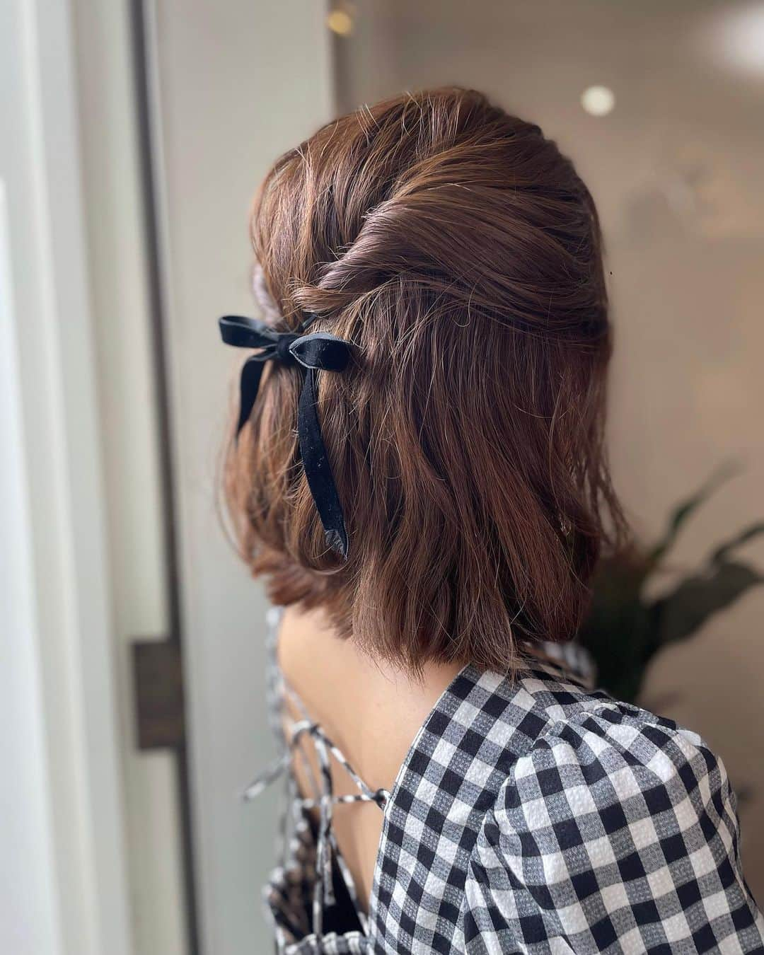 chayさんのインスタグラム写真 - (chayInstagram)「こういうヘアアレンジ久しぶり🎀 #cancam」6月13日 21時44分 - chay1023_official