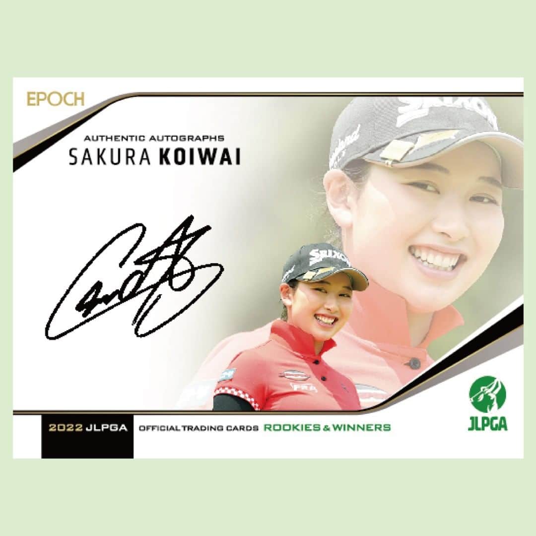 アクアビーズ公式さんのインスタグラム写真 - (アクアビーズ公式Instagram)「✨JLPGA女子プロゴルフのトレーディングカード✨  今季のルーキーに加え、昨季のJLPGAツアーとステップ・アップ・ツアー優勝者の計70名が収録！  選手達の直筆サインカードやウエアを挟み込んだシリアルナンバー入りカードがランダムに封入されています！   ©2022 Japan Ladies Professional Golfers' Association ©Getty Images  #女子ゴルフ #トレーディングカード #サイン  #JLPGA #エポック社」6月15日 18時00分 - epoch1958_jp
