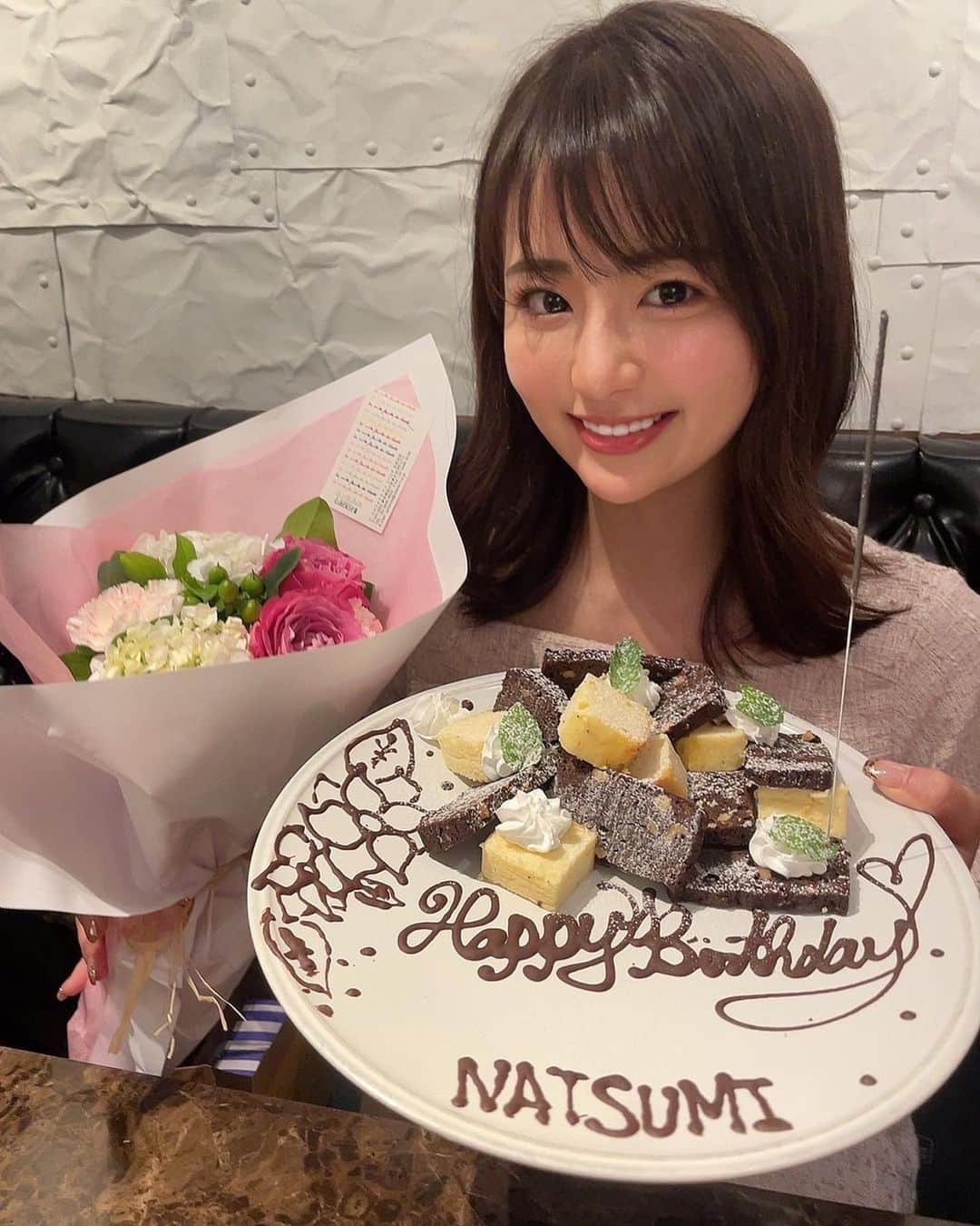 平嶋夏海さんのインスタグラム写真 - (平嶋夏海Instagram)「先日お友達にお誕生日お祝いしてもらってとっても嬉しい😘 ご飯のリクエストを聞かれたので、ワインを美味しく飲めるご飯でってお願いしました🍷 食べて飲んでしあわせでしたー😊」6月15日 23時03分 - natsuminsta528