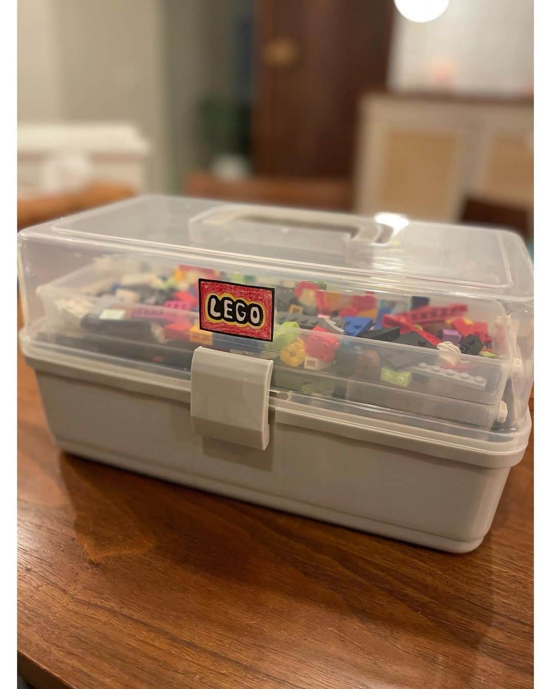 佐々木希さんのインスタグラム写真 - (佐々木希Instagram)「LEGO🧱 とりあえず釣具用の収納BOX買ってみたけど…他にもまだまだLEGOが沢山あります👾 LEGO好きの皆さんは収納どうしてます⁉️」6月16日 13時05分 - nozomisasaki_official