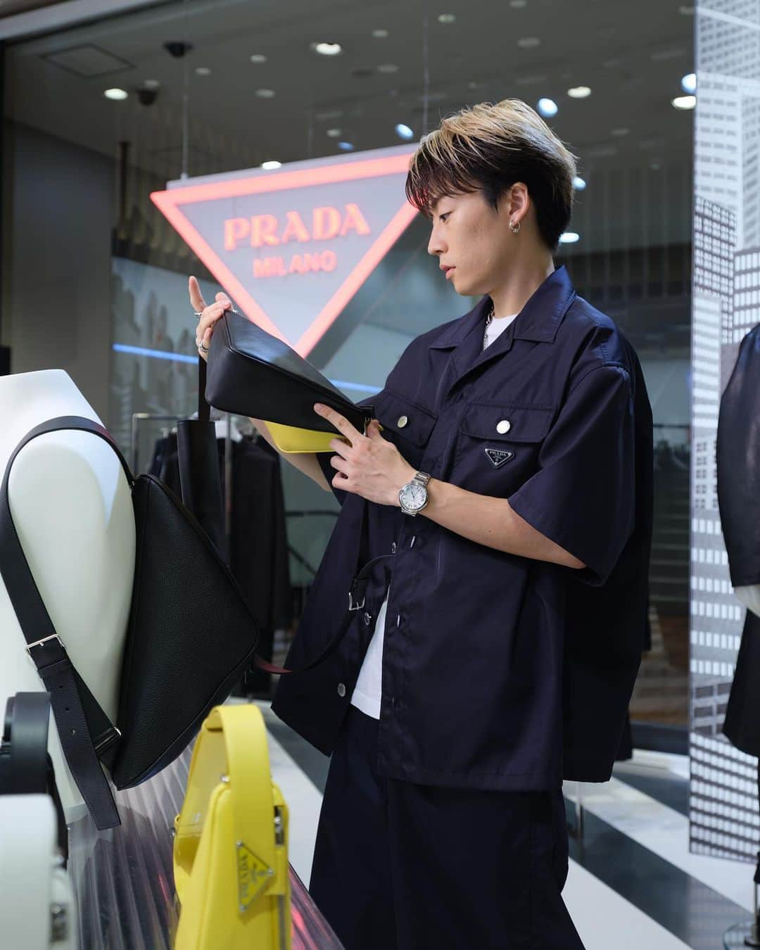 ゆうたさんのインスタグラム写真 - (ゆうたInstagram)「PRADA METROPOLIS  僕には勿体無いくらいスマートな服装をさせていただきました✨ #PradaMetropolis @prada」6月17日 17時37分 - com.yuta