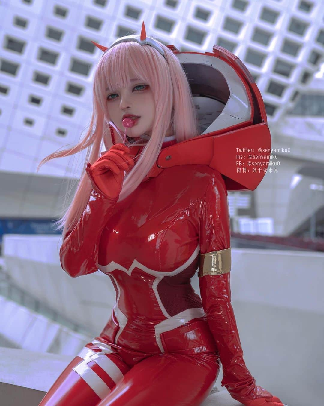 千夜未来さんのインスタグラム写真 - (千夜未来Instagram)「02:  Darling💗  #darlinginthefranxx #cosplay」6月18日 16時20分 - senyamiku