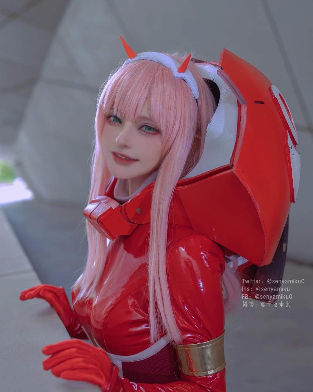 千夜未来さんのインスタグラム写真 - (千夜未来Instagram)「02:  Darling💗  #darlinginthefranxx #cosplay」6月18日 16時20分 - senyamiku