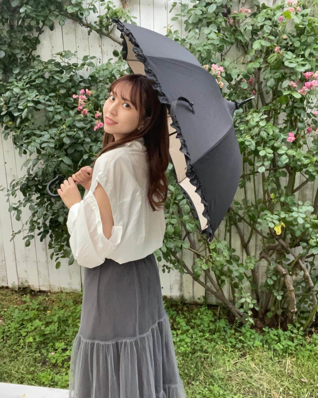 竹内星菜さんのインスタグラム写真 - (竹内星菜Instagram)「この傘めっちゃかわいい💕☂️ 新しい星菜さんの傘です...!! . @apleberute」6月19日 14時24分 - seina0227