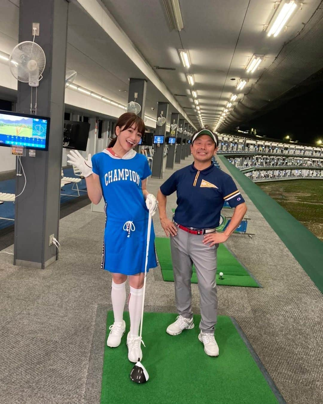 川村茉由さんのインスタグラム写真 - (川村茉由Instagram)「ゴルフ倶楽部 大樹で撮影でした🏌️‍♀️  大樹の広告モデルをさせて頂いて いますが、今回はさらに 面白い撮影に参加させて頂きました⛳️  大人気コーチ、中山先生と🥺 中山マジック🪄スゴイ…👏  まだ詳しく言えないので、 情報解禁までお待ちください♡  衣装 @champion_japan  @champion   #golf #ゴルフ #ゴルフ女子 #ゴルフ倶楽部大樹 #champion #ゴルフウェア #ゴルフファッション」6月20日 23時47分 - mayupi_k