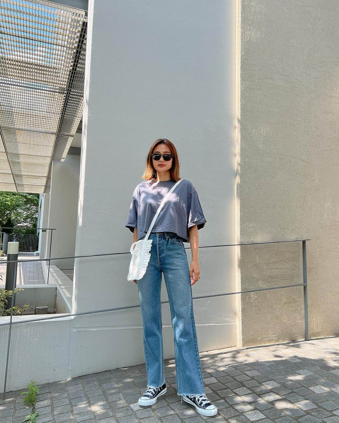 黒木なつみさんのインスタグラム写真 - (黒木なつみInstagram)「⁡ 最近の色々👖🪡🫐🪁⛲️ ⁡ @vicente__official  まだまだ夏はここからだ🤘☀️ ⁡ #ootd#fashion #vicentedenim #simple#natural #healthy#lifestyle」6月23日 20時40分 - natsumi0086