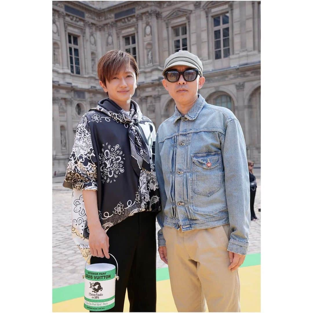 西島隆弘（Nissy）さんのインスタグラム写真 - (西島隆弘（Nissy）Instagram)「Thanks!!!  @louisvuitton @justintimberlake  #kangdongwon  @nigo  @jalen  @twins_tokyo  @stylist_fukami   #LVMenSS23 #LOUISVUITTON #Nissy #西島隆弘」6月24日 0時27分 - nissy_nissystaff