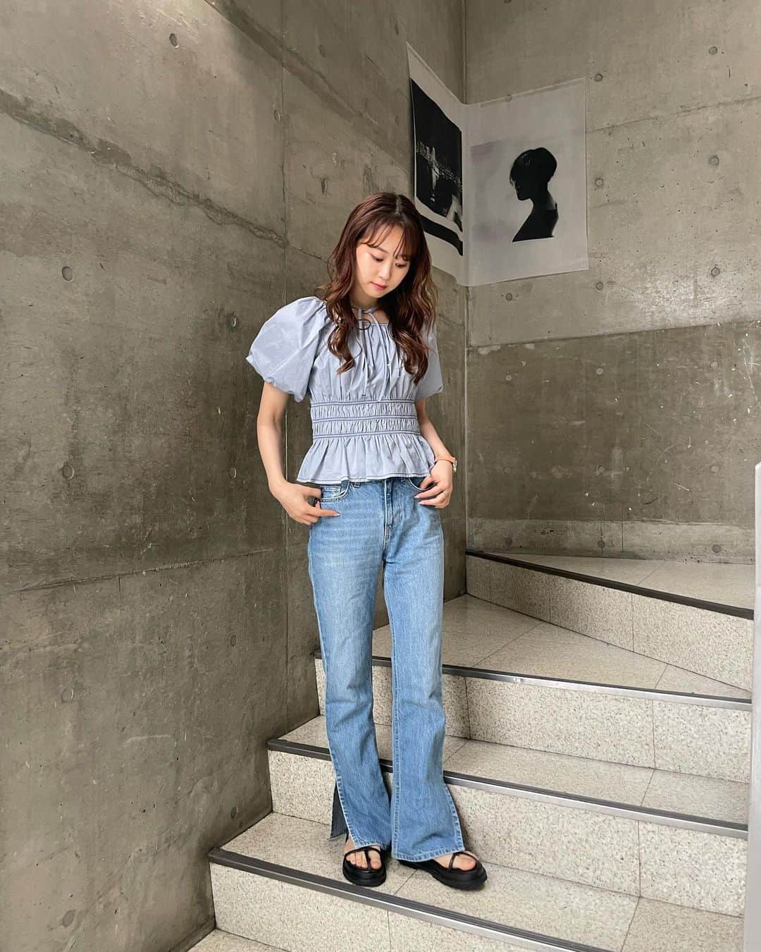 芹澤優さんのインスタグラム写真 - (芹澤優Instagram)「・  💙  #raybeams  #hm #hewn  #beletokyo   可愛く撮れたから鼻血出血大サービスで大放出💘  コストコテレビで特集してると本当にお腹空く〜肉にかぶりつきたい🫠」6月24日 21時08分 - seriko_is_no.1