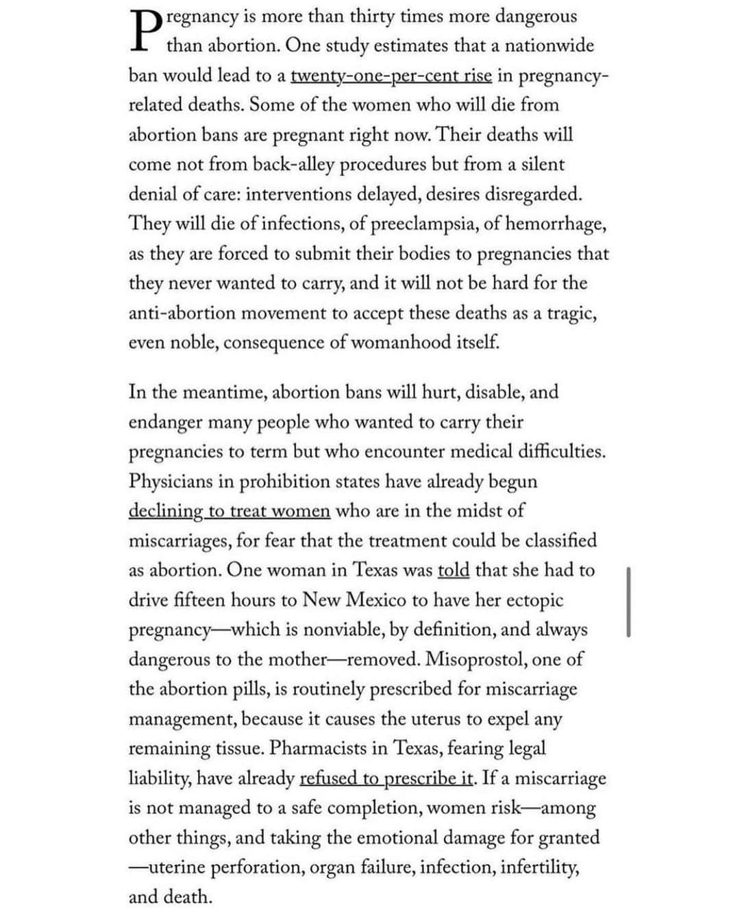 ダヴ・キャメロンさんのインスタグラム写真 - (ダヴ・キャメロンInstagram)「im begging you to read this in its entirety.   “it will not be hard for the anti-abortion movement to accept these deaths as a tragic, even noble consequence of womanhood itself.”」6月25日 5時19分 - dovecameron