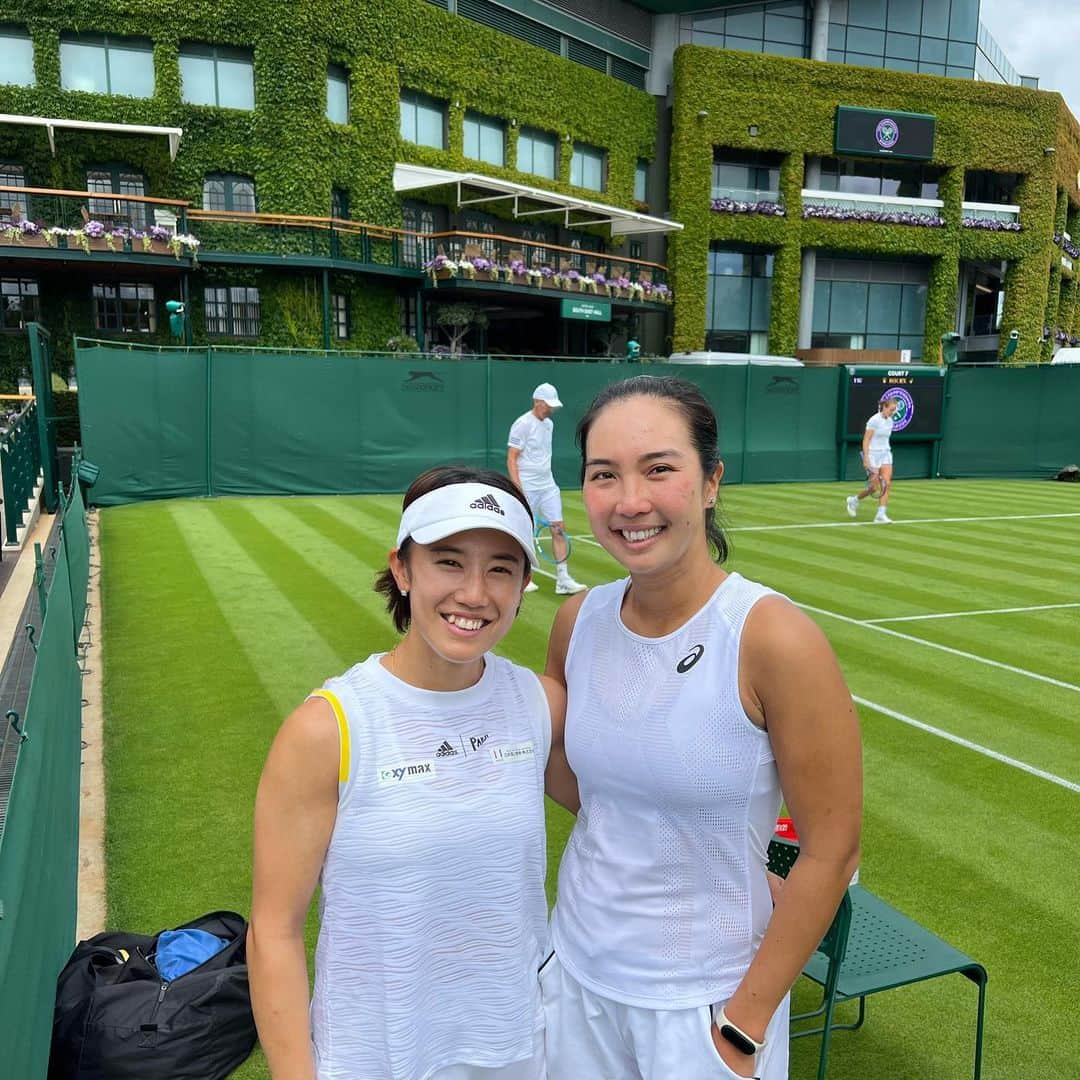 加藤未唯さんのインスタグラム写真 - (加藤未唯Instagram)「All white season🤍🤍🤍 @Wimbledon やっぱりこのふかふかの芝のコートはテンション上がります👼🏻🌤 #wimbledon  #ウィンブルドン #テニス #2022  #adidas #createdwithadidas #parley  #アディダス #ウイルソン」6月25日 18時06分 - miyukato1121