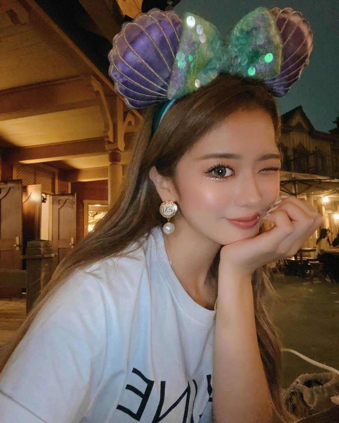 やしろななさんのインスタグラム写真 - (やしろななInstagram)「顎に手を置く率が高い🫶🏼😂🧜🏼‍♀️💕」6月25日 20時07分 - 8467_0