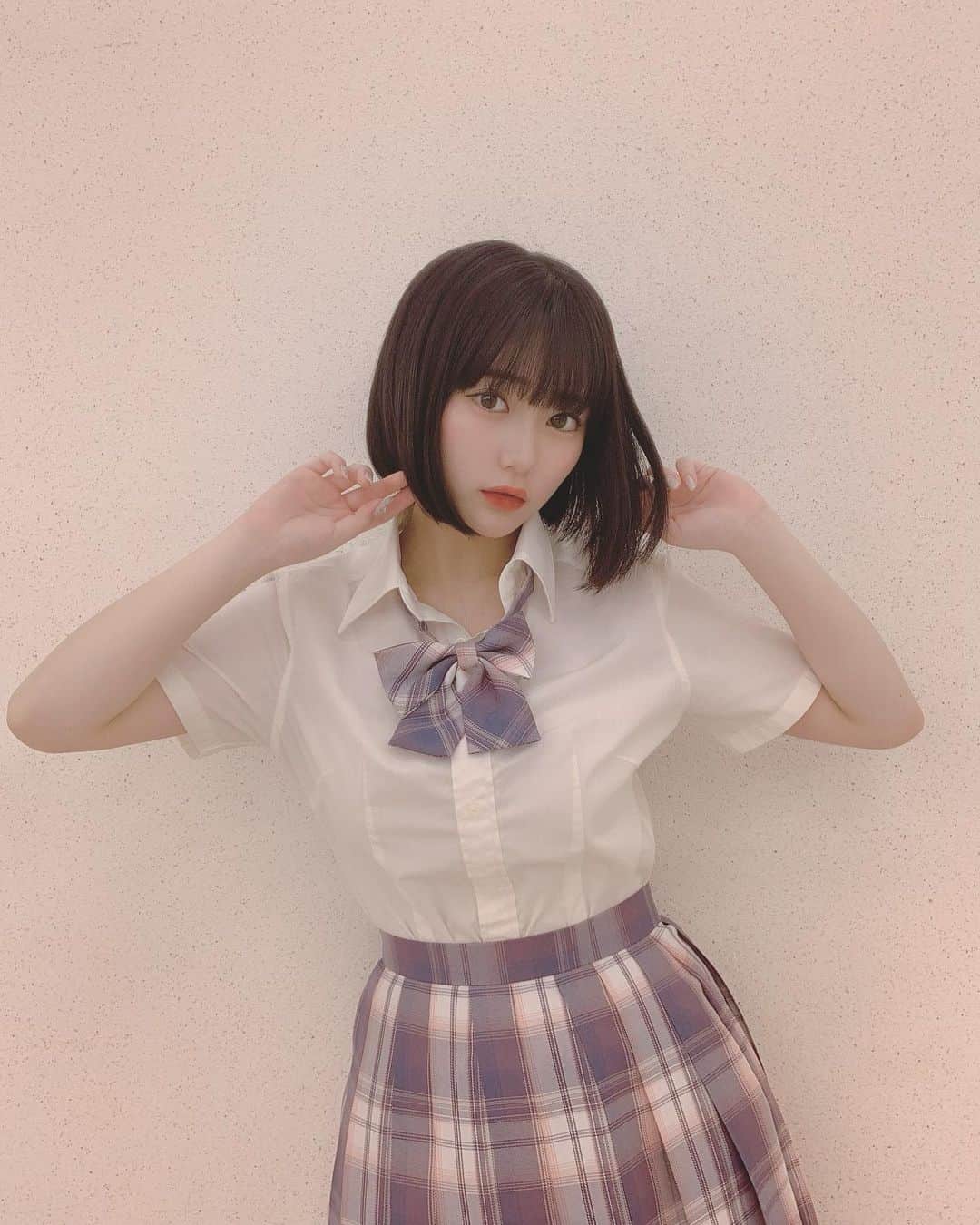 田中美久さんのインスタグラム写真 - (田中美久Instagram)「好きなんでしょ？制服」6月26日 18時18分 - mikumonmon_48