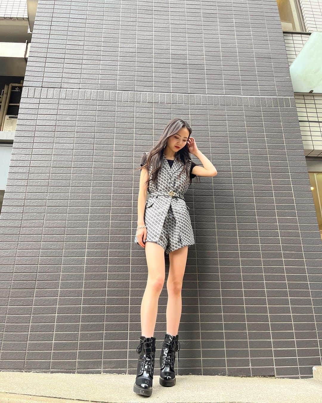 山邊未夢さんのインスタグラム写真 - (山邊未夢Instagram)「#べーファッション  組み合わせ次第で色んな着方ができる可愛すぎなセットアップ ❤︎」6月26日 20時36分 - miyu_tokyogirlsstyle