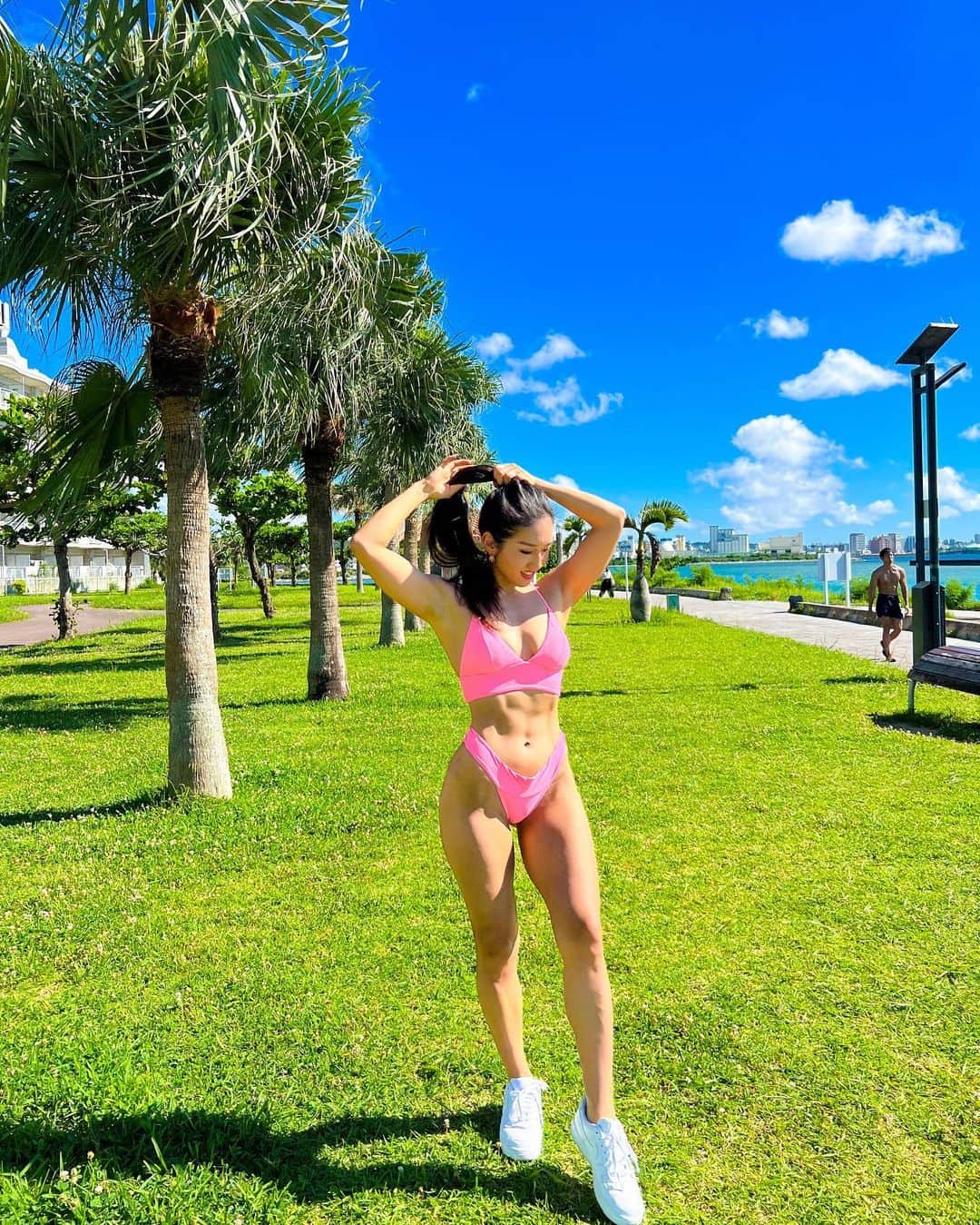 Azusaさんのインスタグラム写真 - (AzusaInstagram)「Enamorada de OKINAWA💞💞 ⁡ #workout#fitness#fitnessbikini#bikinifitness#fitnessmotivation#personaltrainer#fitgirl#筋トレ女子#パーソナルトレーナー#ボディメイク女子#ボディメイク」6月26日 21時17分 - az.dancy