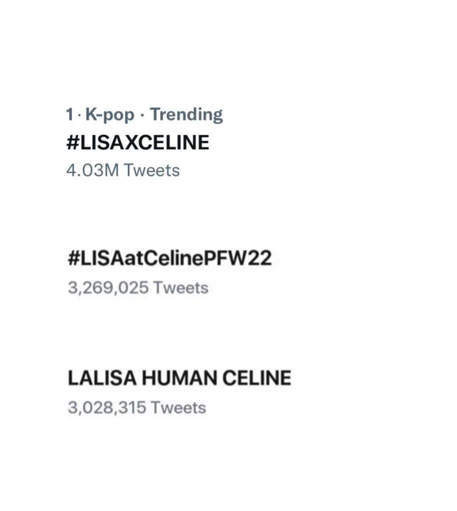 リサさんのインスタグラム写真 - (リサInstagram)「4 million tweets for #LISAXCELINE , over 3 million tweets for #LISAatCelinePFW2022 and LALISA HUMAN CELINE and over 2 millions tweets for LISA. Great job lilies and blinks!! ❤️‍🔥❤️‍🔥❤️‍🔥   credit photo : james.z.c   #DYSFUNCTIONALBAUHAUS  . . . #LISA #LALISA #리사 #블랙핑크 #BLACKPINK #LALISAMANOBAN #LALISAMANOBAL #blackpinklisa #lisablackpink」6月27日 10時41分 - lisa.blackpink